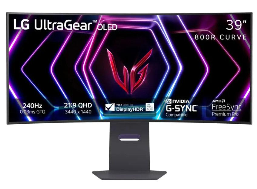 LG 39GS95QE-B UltraGear 39" WQHD Curved OLED Gaming Monitor