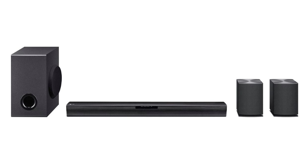 LG SQC4R 220-Watt 4.1 Channel Sound Bar with Wireless Subwoofer