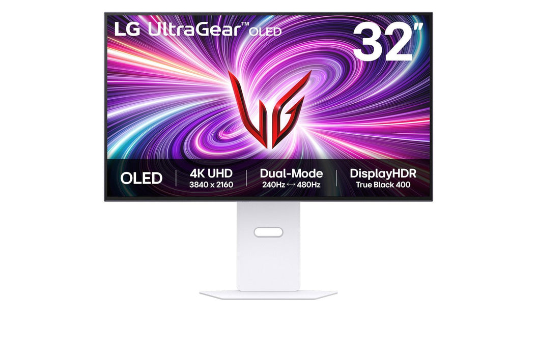 LG 32GS95UV-W 32" UltraGear Dual-Mode OLED Gaming Monitor