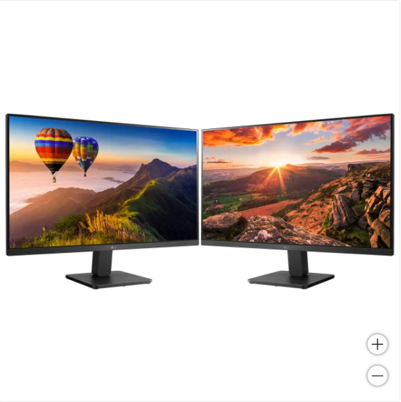 LG 27MC41D-BS 27'' IPS Full HD Monitor – 2 Units in one box