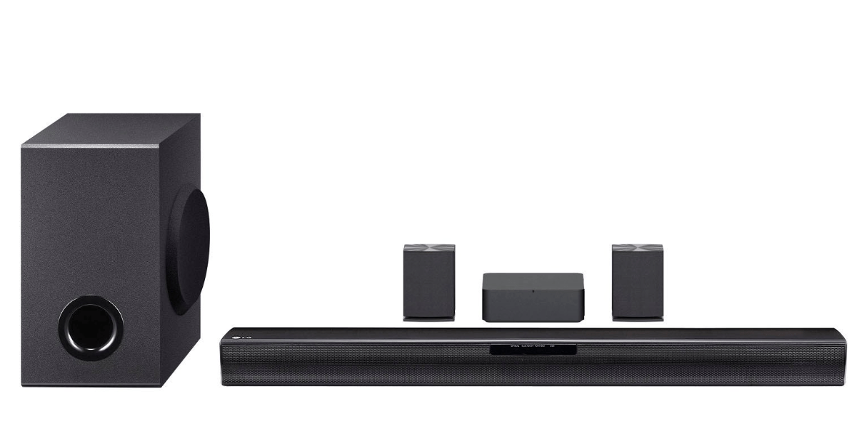 LG SQC4R _B 220-Watt 4.1 Channel Sound Bar with Wireless Subwoofer *** Read ***