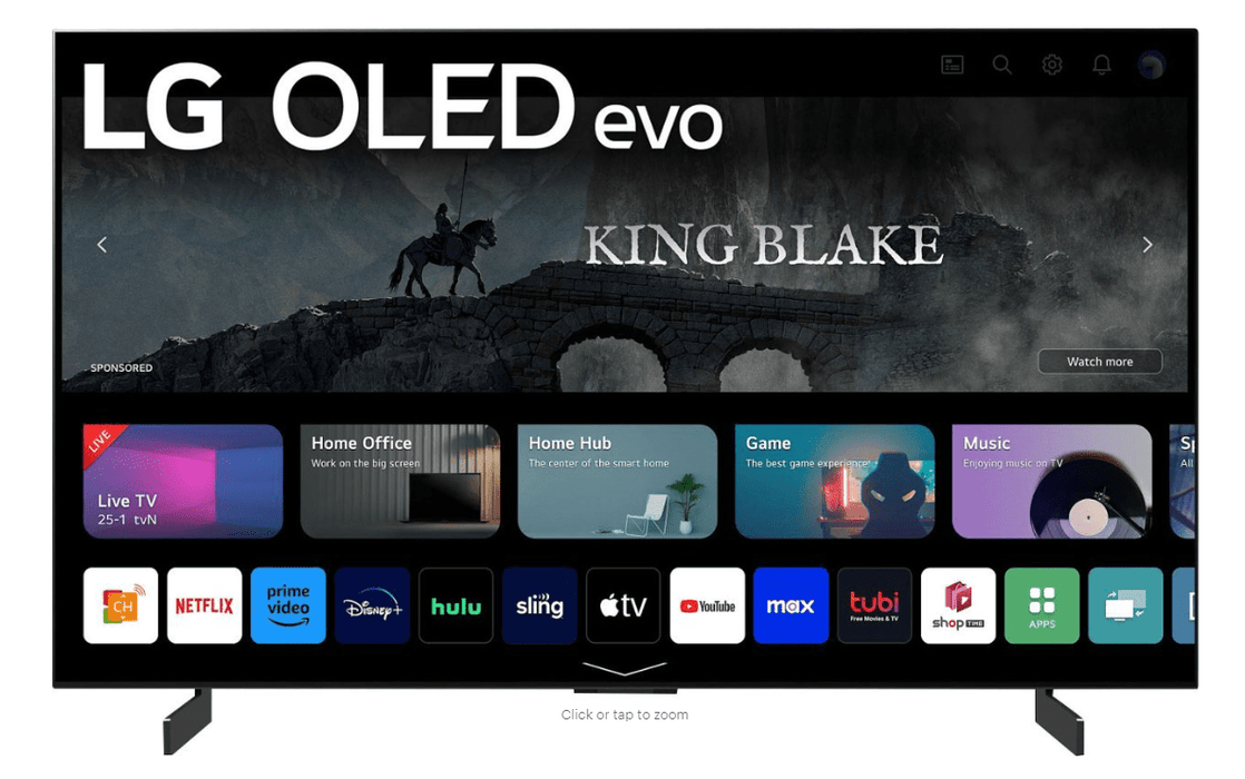 LG OLED48C3PUA 48" 4K UHD HDR OLED webOS Evo ThinQ AI Smart TV - 2023