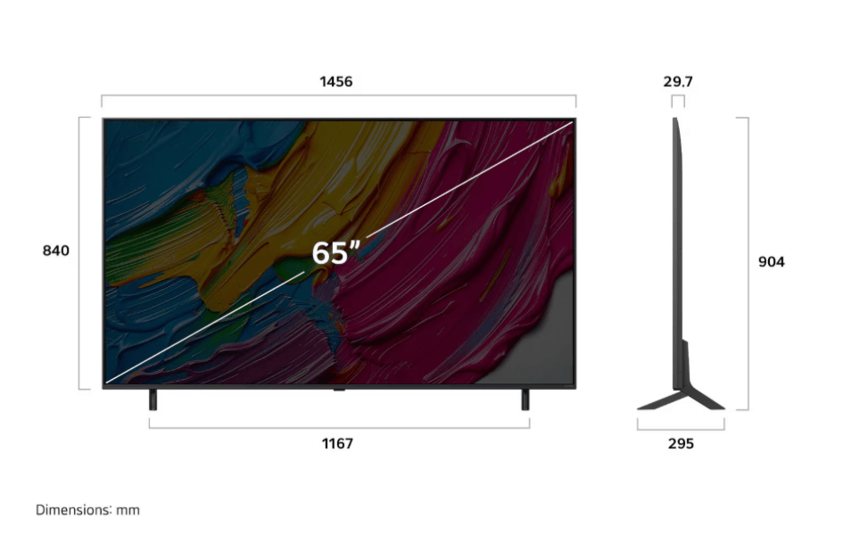 LG 65QNED80AUA 65" AI QNED80 4K UHD HDR Mini-LED Smart TV - 2025