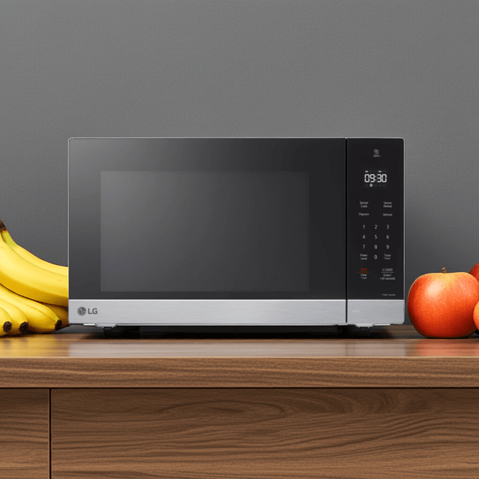 LG MSER0990S 0.9 Cu. Ft. Microwave with Smart Inverter - Stainless Steel