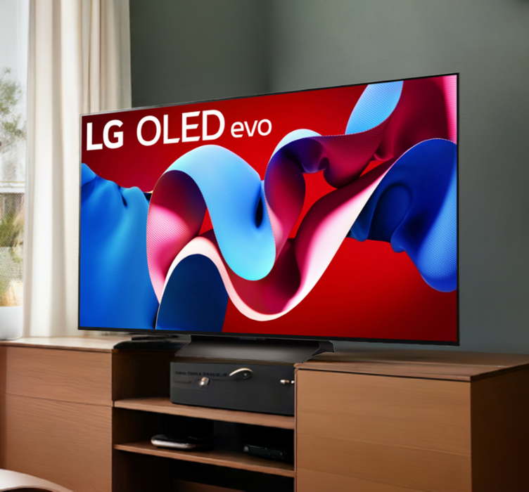 LG OLED77C4PUA 77" 4K UHD HDR OLED Evo webOS Smart TV- 2024
