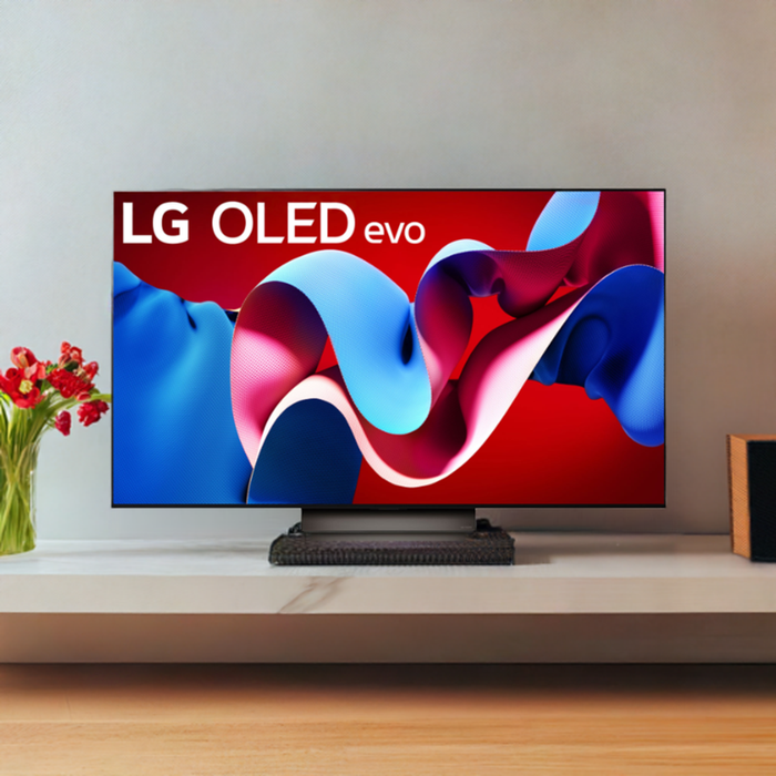 LG OLED77C4PUA 77" 4K UHD HDR OLED Evo webOS Smart TV- 2024