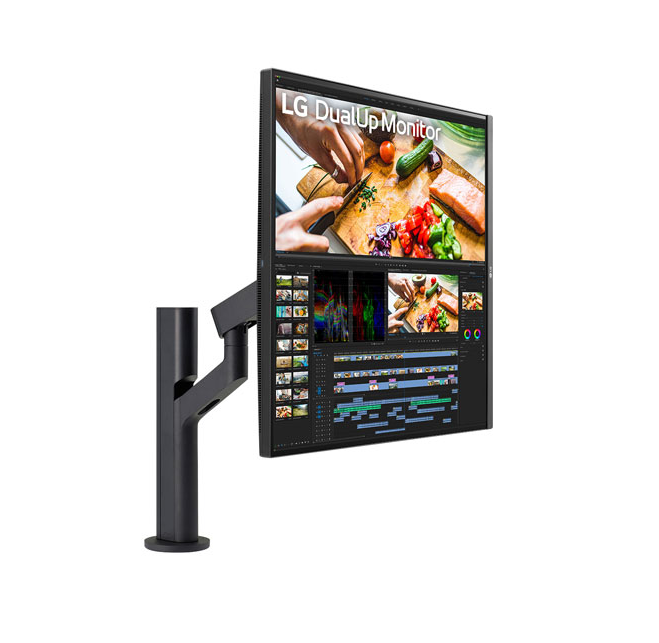 LG DualUp Ergo 28" WQHD 60 Hz 5ms GTG LED IPS Monitor (28MQ780-B)