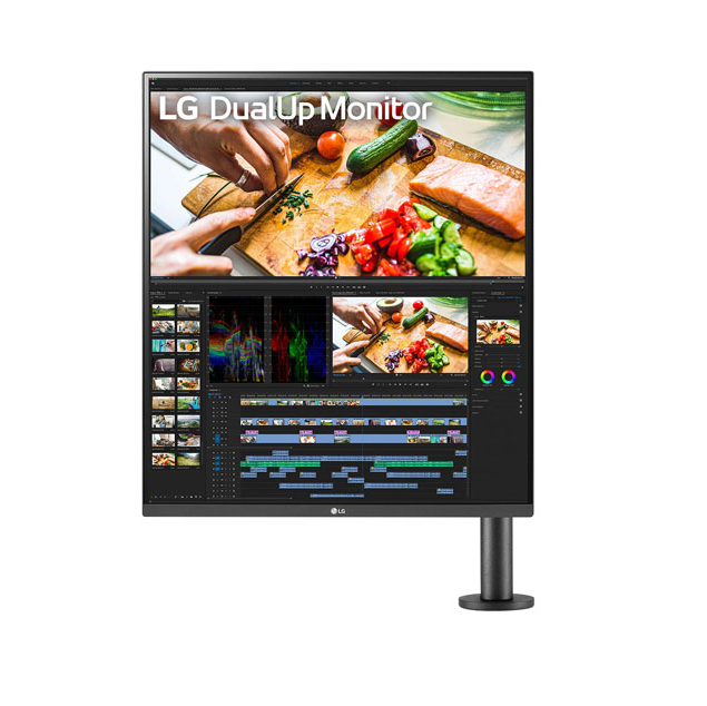 LG DualUp Ergo 28" WQHD 60 Hz 5ms GTG LED IPS Monitor (28MQ780-B)