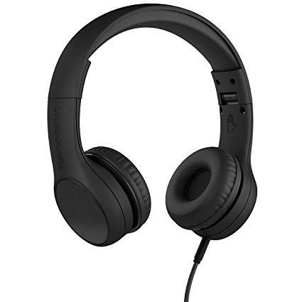 LilGadgets LGCS-02 Connect+ Style On-Ear Headphones - Black (Open box)