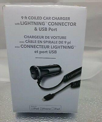 Insignia NS-MPDCF3A5-C Lightning 15W Car Charger (Open Box)