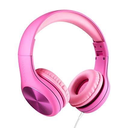 LilGadgets LGCS-04 Connect+ Style Pink On-Ear Headphones (Open box)