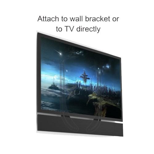 Brateck SB-39 Sound Bar Bracket for Mounting Above or Under 32"-70" TVS.  (Compatible with most SONOS, SONY & VIZIO Sound Bars)