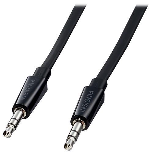 Insignia Audio/Video Accessories Insignia NS-LW16F-C 0.91m (3 ft.) Auxiliary Cable - Black (Open Box)