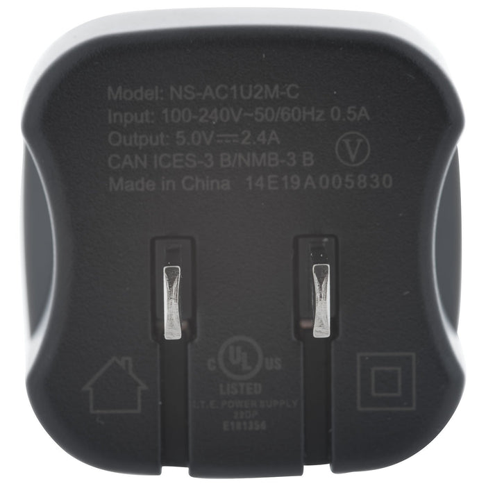 Insignia Cell Phone Accessories Insignia NS-AC1U2M-C 1m (3.3 ft.) Micro USB Wall Charger - Black