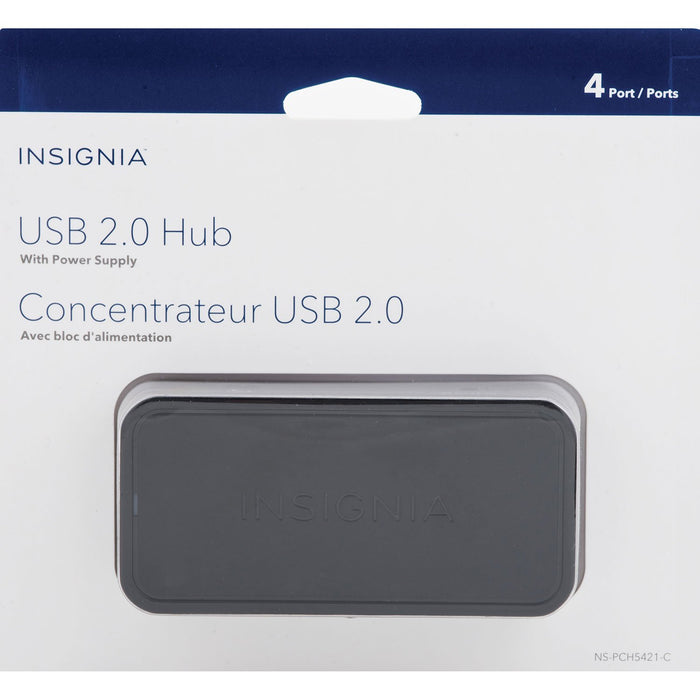 Insignia Computer/Tablet Accessories Insignia NS-PCH5421-C 4-Port USB 2.0 Hub (Open Box)