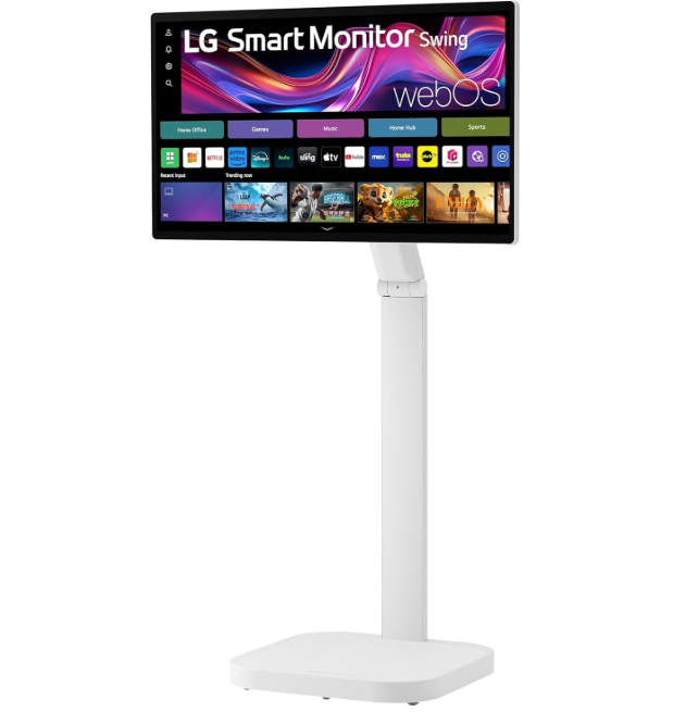 LG 32" 4K UHD 60Hz 5ms GTG Touchscreen IPS LED Smart Monitor (32U889SA-W) - White