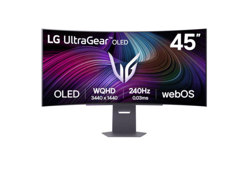 LG 45GX90SA-B UltraGear 45" WQHD Curved OLED G-Sync Smart Gaming Monitor