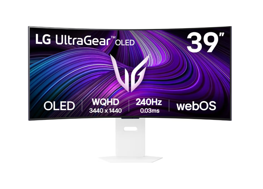 LG 39GX90SA-W UltraGear 39" WQHD Curved OLED G-Sync Smart Gaming Monitor