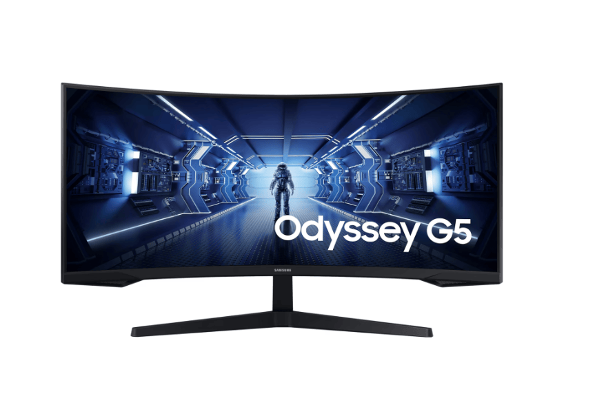 Samsung LC34G55TWWNXZA 34" Odyssey G5 WQHD 165Hz Curved VA LED Gaming Monitor