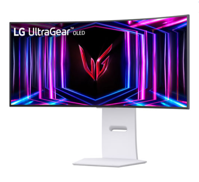 LG 34GS95QE-W UltraGear 34" WQHD Curved OLED G-Sync FreeSync Gaming Monitor