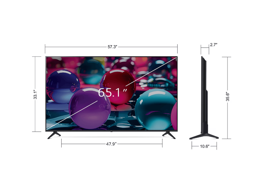 LG 65UA7000PUB 65" AI UA70 4K UHD HDR LED Smart TV – 2025