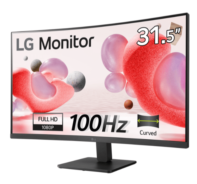 LG 32MC50C-B 31.5" Full HD Curved Monitor with AMD FreeSync