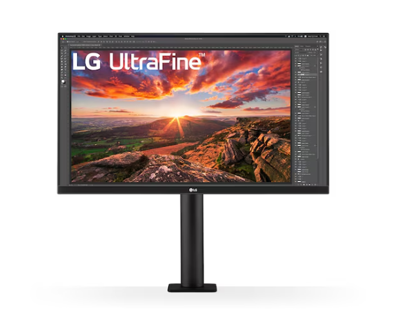 LG 27UN880-B Ultrafine Monitor 4K Ergo IPS Monitor with USB Type-C™