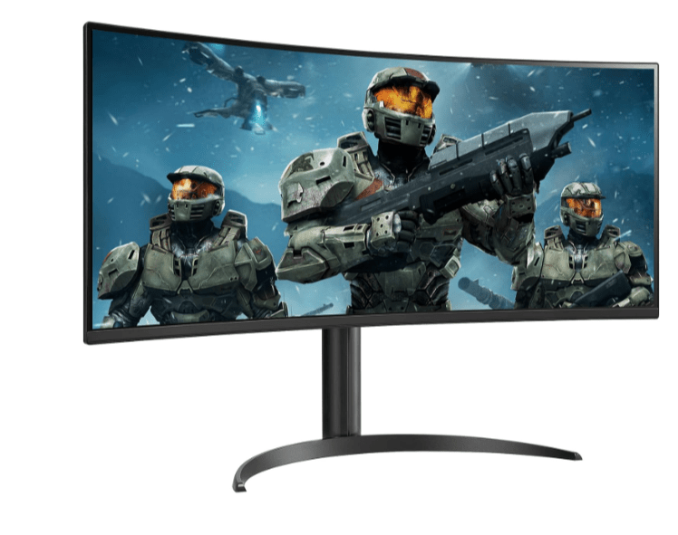 LG 34WP60C-B 34" 21:9 Curved UltraWide QHD HDR 10 Gaming Monitor