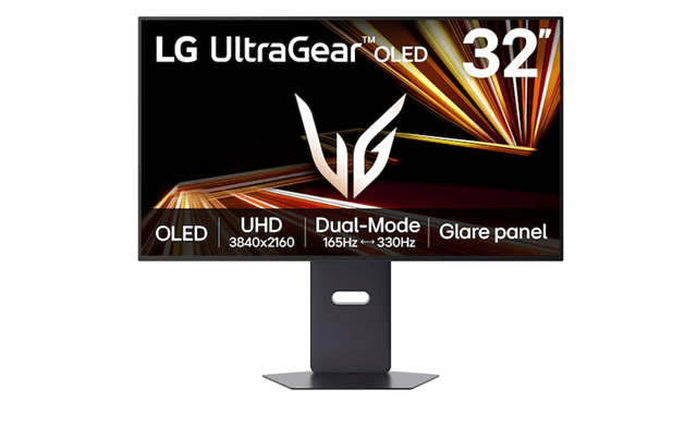 LG UltraGear 32GX850A-B 32" 4K UHD OLED Dual Mode Gaming Monitor - Factory Refurbished