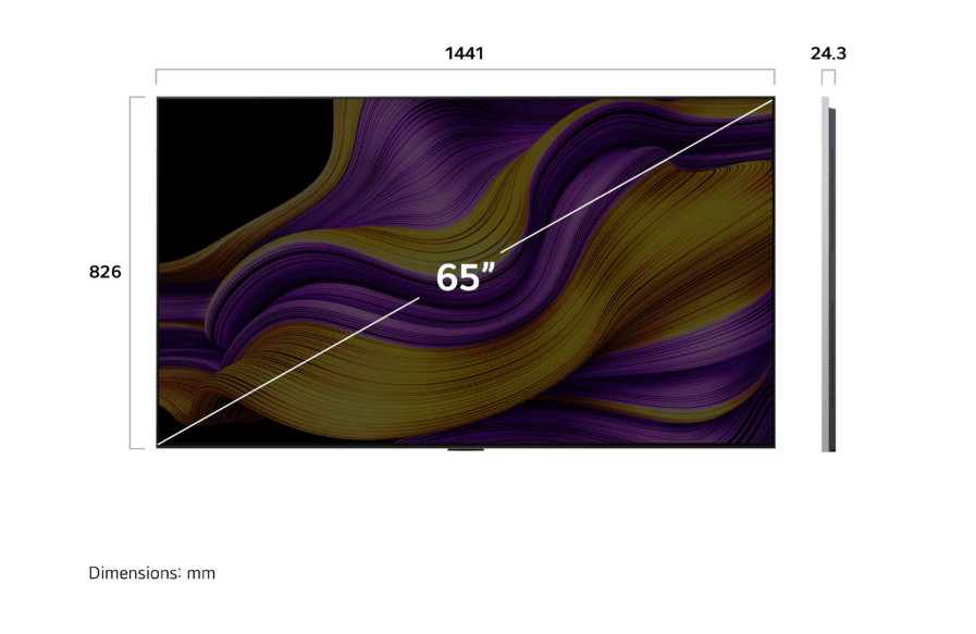 LG OLED65G5WUA 65" 4K UHD HDR OLED evo AI G5 Smart TV - 2025