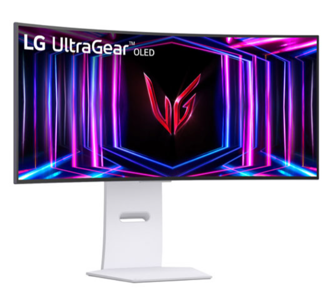 LG 34GS95QE-W UltraGear 34" WQHD Curved OLED G-Sync FreeSync Gaming Monitor