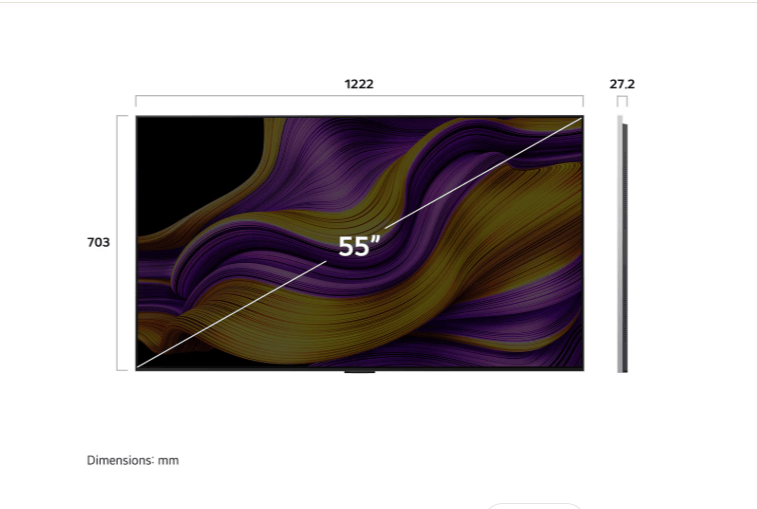LG OLED55G5WUA 55" 4K UHD HDR OLED evo AI G5 Smart TV - 2025