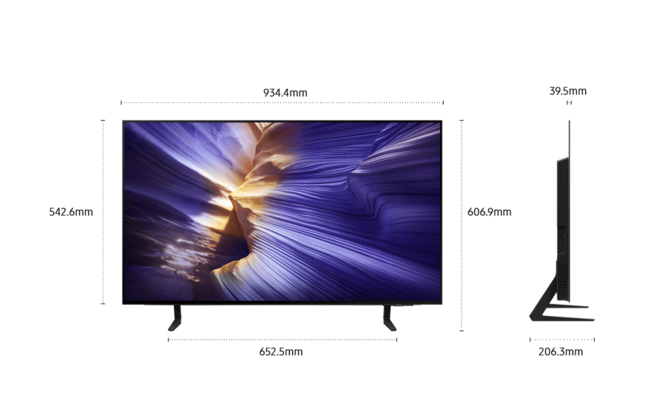 Samsung QN42S90FAEXZC 42" S90F 4K UHD HDR OLED Vision AI Smart TV - 2025