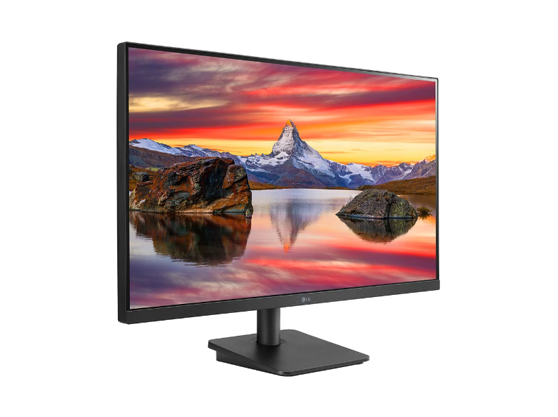 LG 27MP41D-B 27'' IPS Full HD Monitor with 3-Side Virtually Borderless Design – 2 Monitors