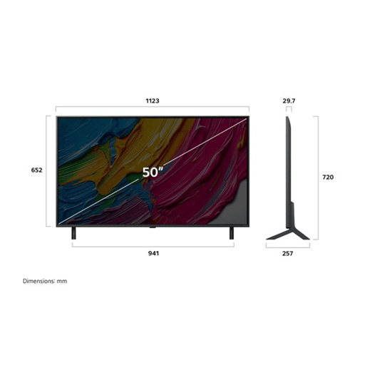 LG 50QNED80AUA 50" QNED 4K UHD Smart TV - Factory Refurbished