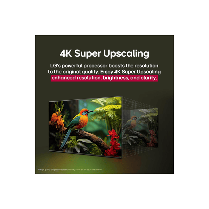 LG 50QNED80AUA 50" QNED 4K UHD Smart TV - Factory Refurbished