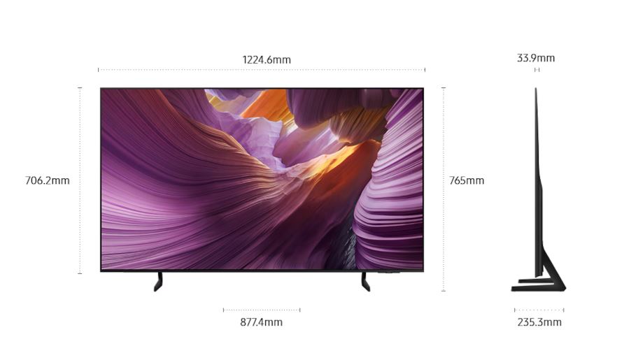Samsung QN55S84FAFXZC S84F 55" OLED 4K Vision AI Smart TV
