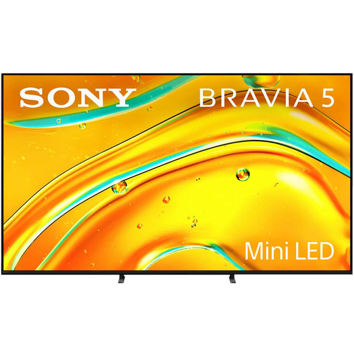 Sony K-65XR50 65 inch BRAVIA 5 4K Mini LED TV front view