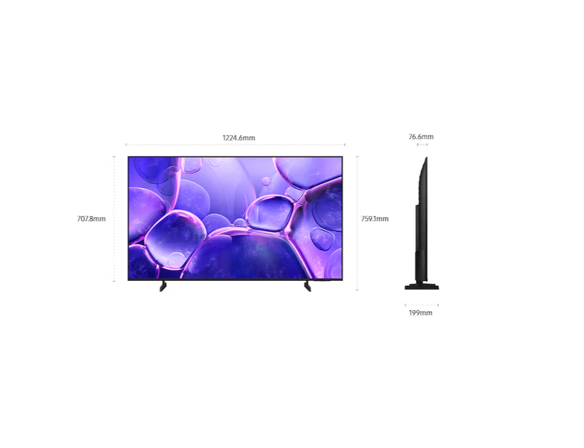 Samsung UN55U8000FFXZC 55" 4K UHD HDR LED Tizen Smart TV – 2025