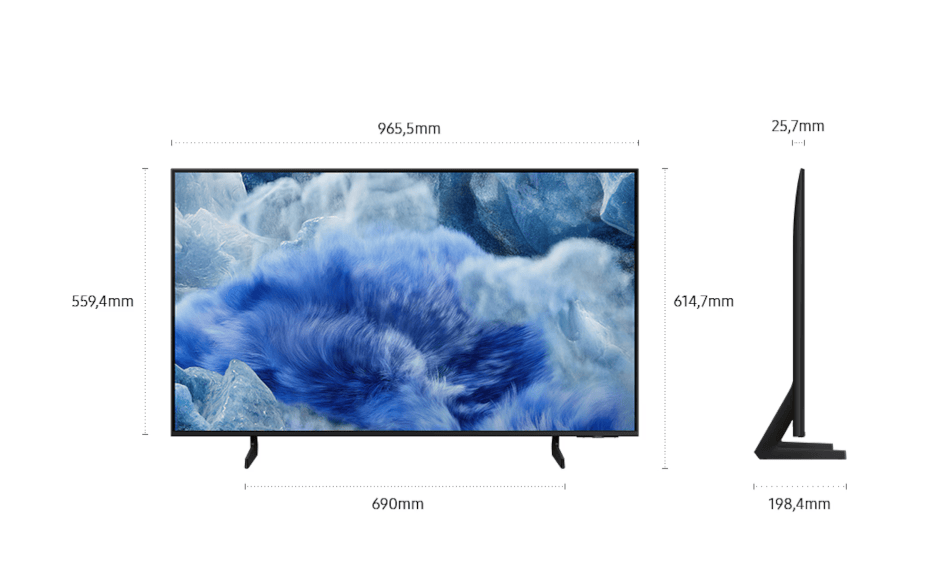 Samsung QN55Q8FAAFXZC 55" Q8F Series 4K UHD HDR QLED Tizen Smart TV - 2025