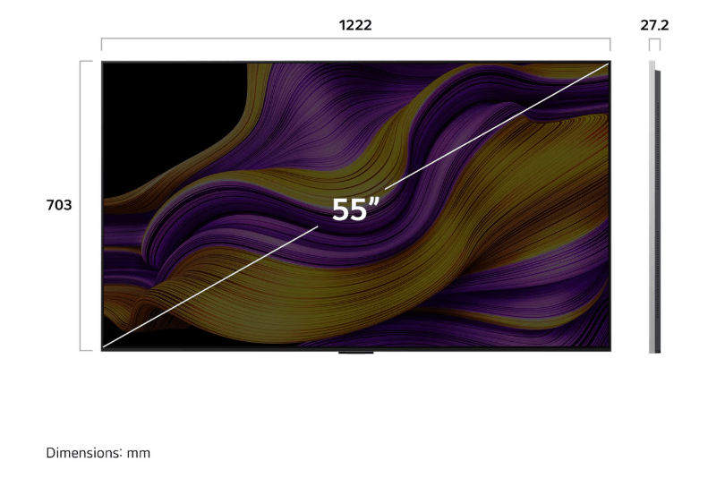 LG OLED55G5SUB 55" 4K UHD HDR OLED evo AI G5 Smart TV - 2025