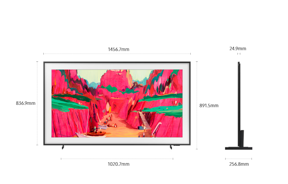 Samsung QN65LS03FWFXZC The Frame Pro 65" LS03FW Series 4K UHD HDR Neo QLED Tizen Smart TV - 2025