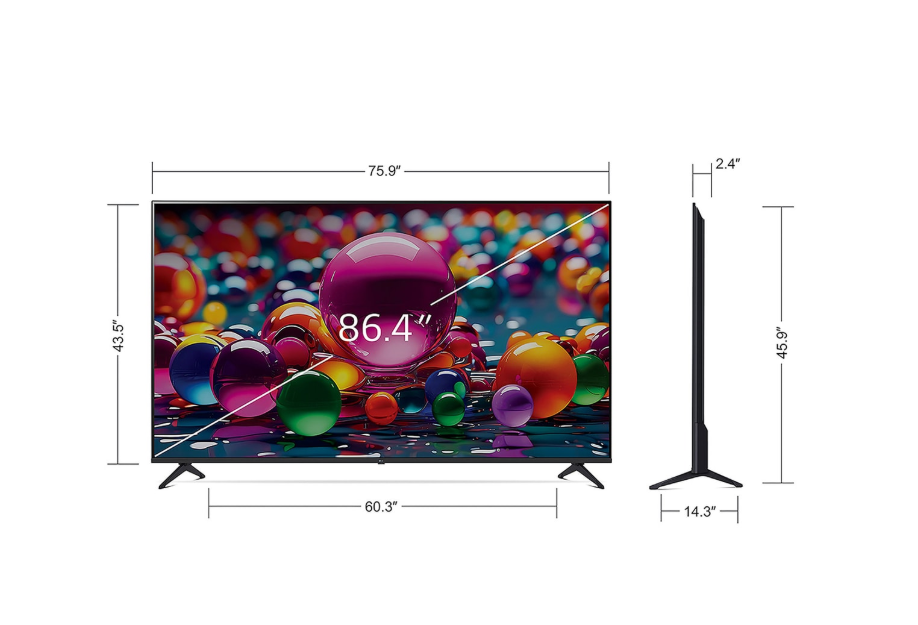 LG 86UA7700PUA 86" AI UA77 4K UHD HDR Smart TV – 2025
