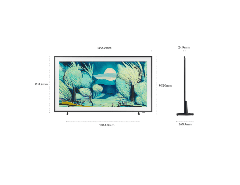 Samsung QN65LS03FAFXZC The Frame 65" LS03FA Series 4K UHD HDR QLED Tizen Smart TV - 2025