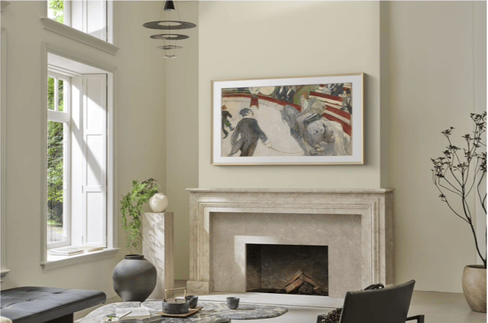 Samsung QN65LS03FWFXZC The Frame Pro 65" LS03FW Series 4K UHD HDR Neo QLED Tizen Smart TV - 2025