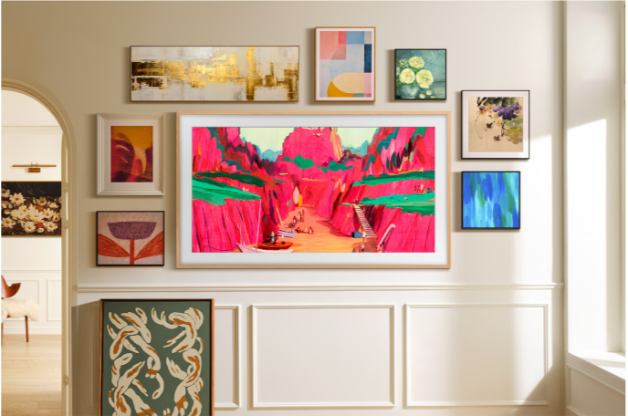 Samsung QN65LS03FWFXZC The Frame Pro 65" LS03FW Series 4K UHD HDR Neo QLED Tizen Smart TV - 2025