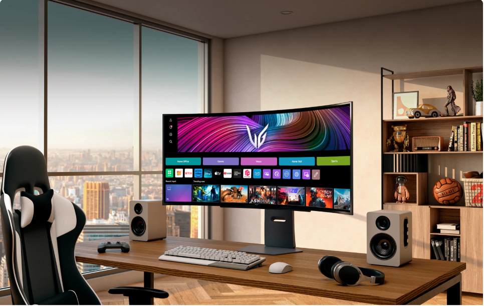 LG 45GX900A-B UltraGear 45" WQHD Curved OLED G-Sync Gaming Monitor - 2025