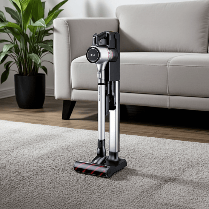 LG A906SM CordZero A9 Charge Plus Cordless Stick Vacuum - Matte Silver (Read)