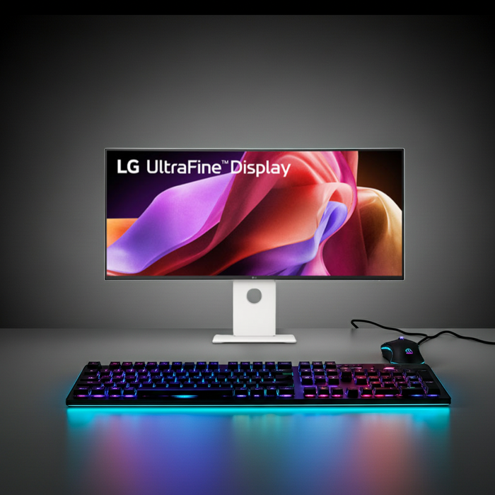 LG 40" 5K 120Hz 5ms GTG Curved IPS LED FreeSync Gaming Monitor (40U990A-W)