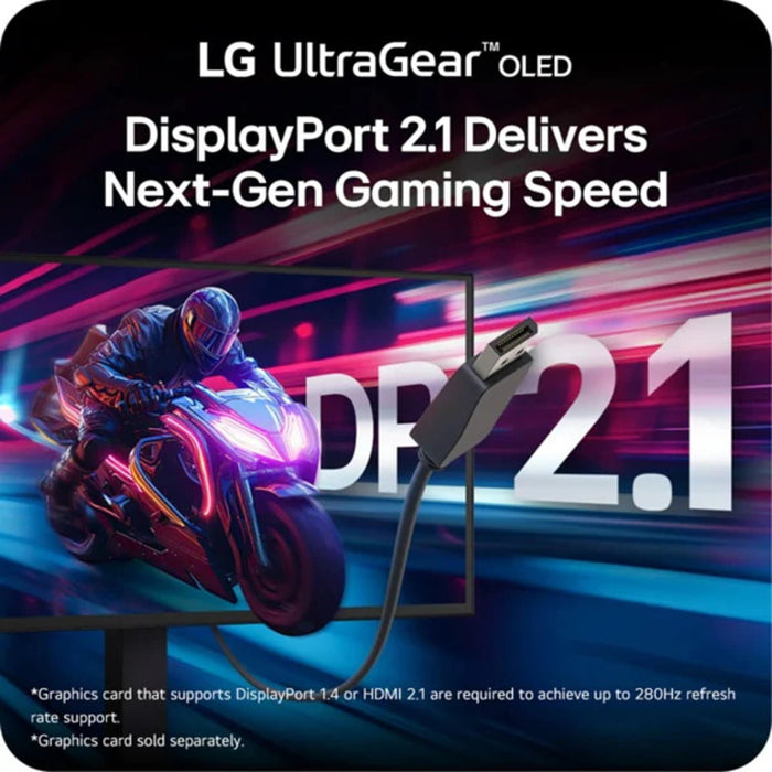LG UltraGear 27GX790A-B 27" Dual Mode OLED QHD 540Hz / HD 720Hz Gaming Monitor - Factory Refurbished